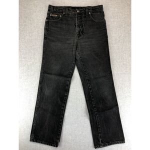Resistol Rode Gear Jeans Slim Fit Black‎ Denim Men's 34x30 Western Cowboy